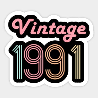 30 1991 Daughter Sticker